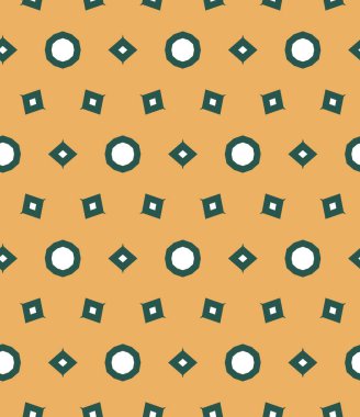 Geometrik şekilli kusursuz desen vektör çizimi