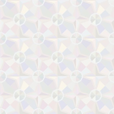 Geometrik şekilli kusursuz desen vektör çizimi