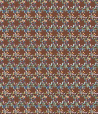 Geometrik şekilli kusursuz desen, vektör illüstrasyonu