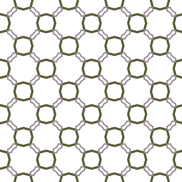 Nahtlose Muster Mit Geometrischen Formen Vektorillustration — Stockvektor