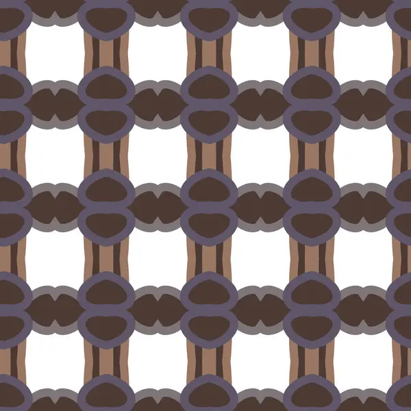 Nahtlose Muster Mit Geometrischen Formen Vektorillustration — Stockvektor