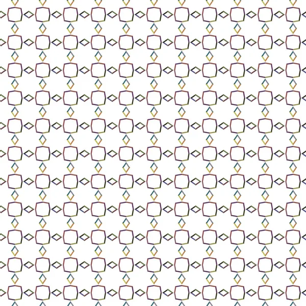 Modello Senza Soluzione Continuità Con Forme Geometriche Illustrazione Vettoriale — Vettoriale Stock