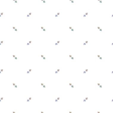 Geometrik şekilli kusursuz desen, vektör illüstrasyonu