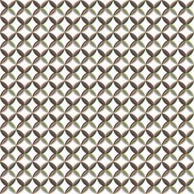 Geometrik şekilli kusursuz desen vektör çizimi