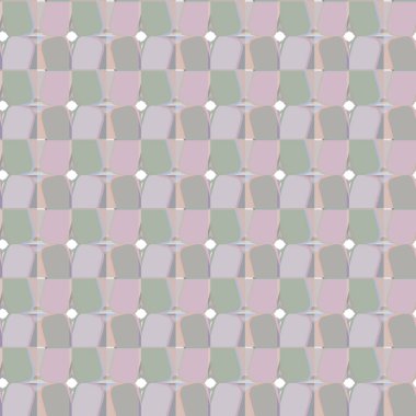 Geometrik şekilli kusursuz desen, vektör illüstrasyonu