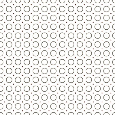 Geometrik şekilli kusursuz desen, vektör illüstrasyonu