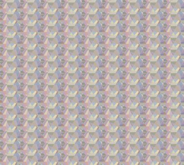 Geometrik şekilli kusursuz desen, vektör illüstrasyonu