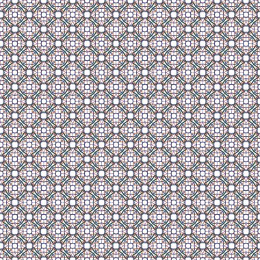 Geometrik şekilli kusursuz desen vektör çizimi