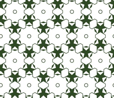 Geometrik şekilli kusursuz desen, vektör illüstrasyonu