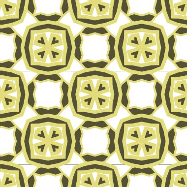 Geometrik şekilli kusursuz desen, vektör illüstrasyonu