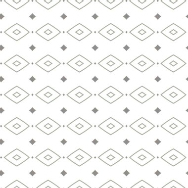 Geometrik şekilli kusursuz desen, vektör illüstrasyonu