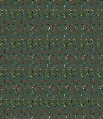 Geometrik şekilli kusursuz desen, vektör illüstrasyonu