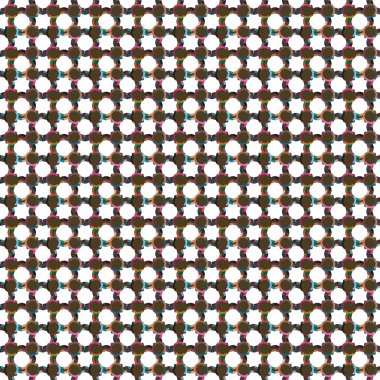 Geometrik şekilli kusursuz desen, vektör illüstrasyonu