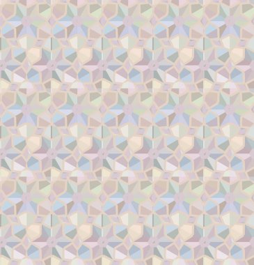 Geometrik şekilli kusursuz desen, vektör illüstrasyonu