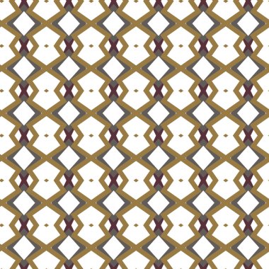 Geometrik şekilli kusursuz desen vektör çizimi