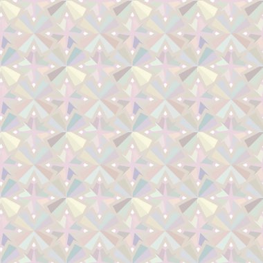 Geometrik şekilli kusursuz desen, vektör illüstrasyonu