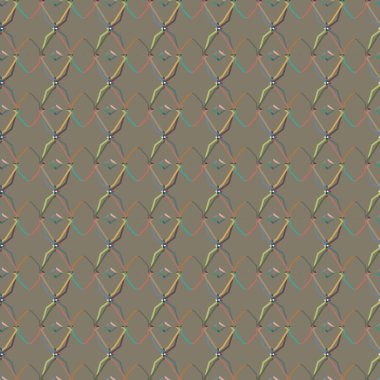 Geometrik şekilli kusursuz desen, vektör illüstrasyonu