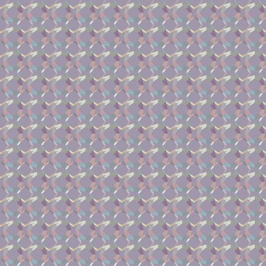 Geometrik şekilli kusursuz desen, vektör illüstrasyonu