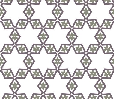 Geometrik şekilli kusursuz desen, vektör illüstrasyonu