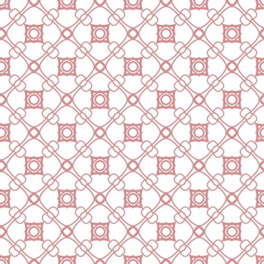 Geometrik şekilli kusursuz desen, vektör illüstrasyonu