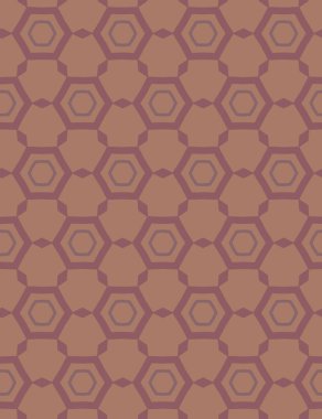 Geometrik şekilli kusursuz desen, vektör illüstrasyonu