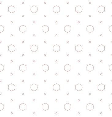 Geometrik şekilli kusursuz desen, vektör illüstrasyonu