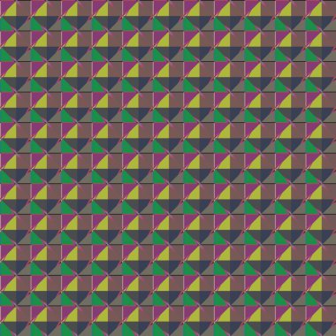 Geometrik şekilli kusursuz desen, vektör illüstrasyonu