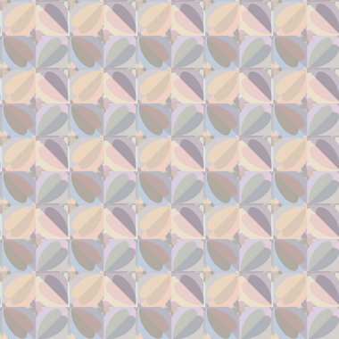 Geometrik şekilli kusursuz desen vektör çizimi