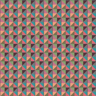 Geometrik şekilli kusursuz desen vektör çizimi