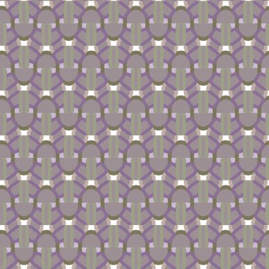 Geometrik şekilli kusursuz desen, vektör illüstrasyonu