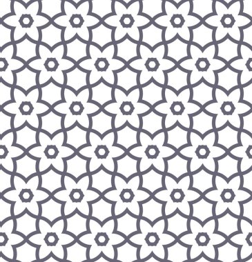Geometrik şekilli kusursuz desen vektör çizimi