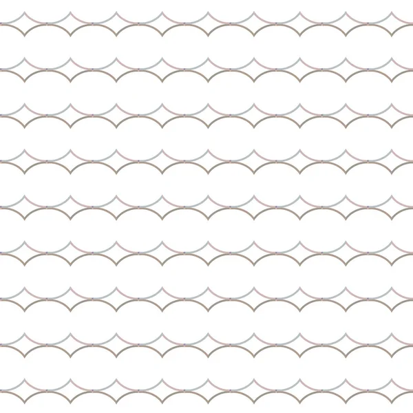 Nahtlose Muster Mit Geometrischen Formen Vektorillustration — Stockvektor