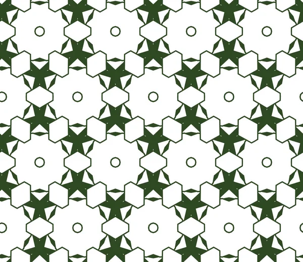 Naadloos Patroon Met Geometrische Vormen Vectorillustratie — Stockvector