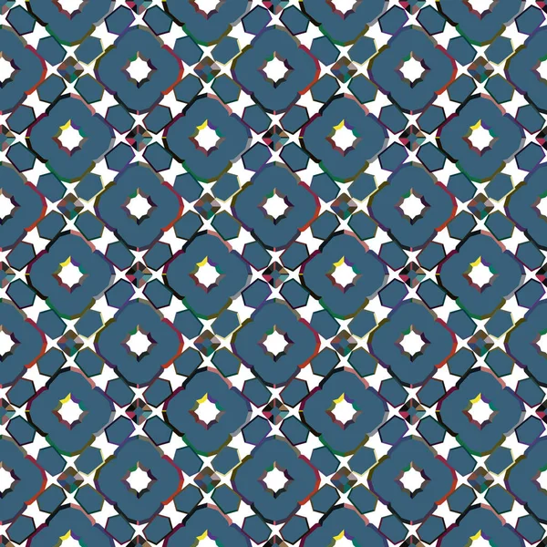 Patrón Ornamental Geométrico Sin Costuras Fondo Abstracto — Vector de stock