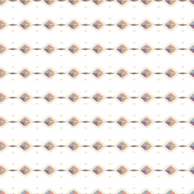 Geometrik şekilli kusursuz desen vektör çizimi