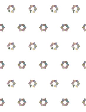 Geometrik şekilli kusursuz desen, vektör illüstrasyonu
