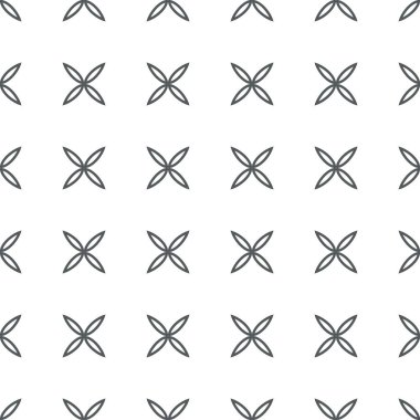 Geometrik şekilli kusursuz desen vektör çizimi