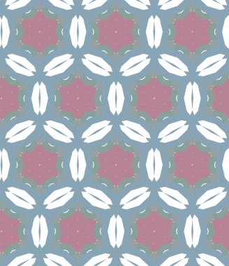 Geometrik şekilli kusursuz desen vektör çizimi