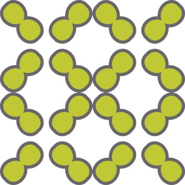 Geometrik şekilli kusursuz desen, vektör illüstrasyonu