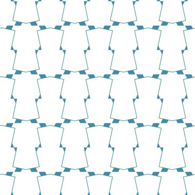 Geometrik şekilli kusursuz desen vektör çizimi