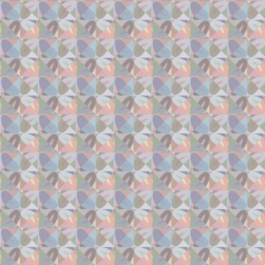 Geometrik şekilli kusursuz desen vektör çizimi