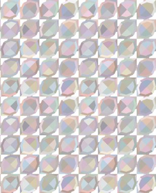 Geometrik şekilli kusursuz desen vektör çizimi