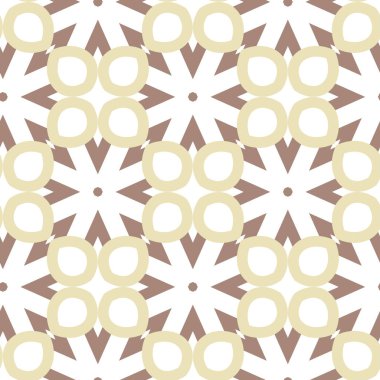 Geometrik şekilli kusursuz desen vektör çizimi