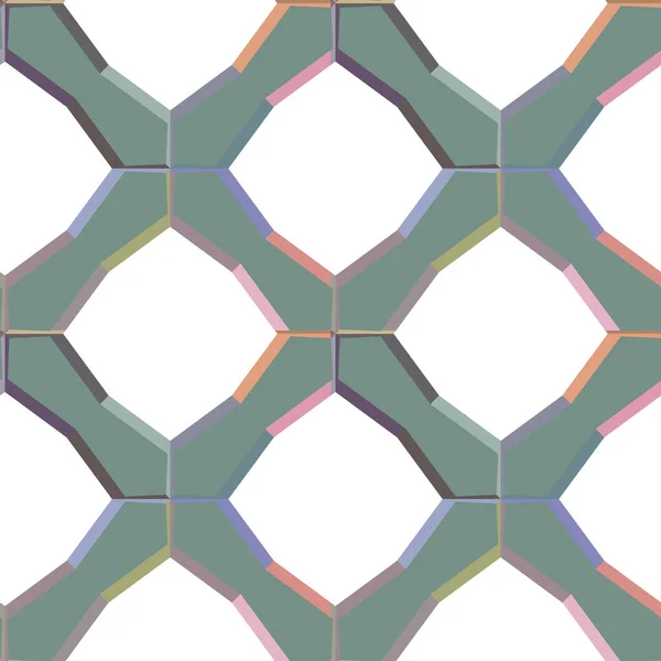 Modello Ornamentale Geometrico Senza Cuciture Sfondo Astratto — Vettoriale Stock