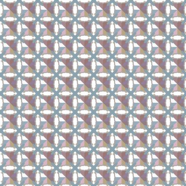 Geometrik şekilli kusursuz desen, vektör illüstrasyonu