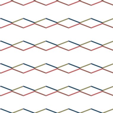 Geometrik şekilli kusursuz desen vektör çizimi