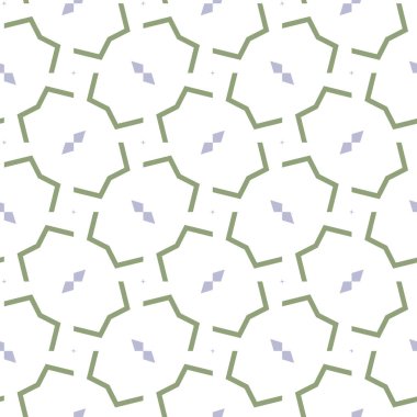 Geometrik şekilli kusursuz desen vektör çizimi