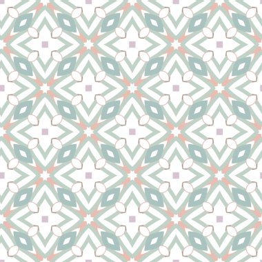 Geometrik şekilli kusursuz desen vektör çizimi