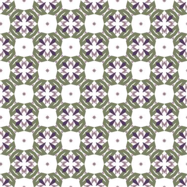 Geometrik şekilli kusursuz desen, vektör illüstrasyonu