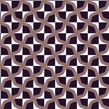 Geometrik şekilli kusursuz desen, vektör illüstrasyonu